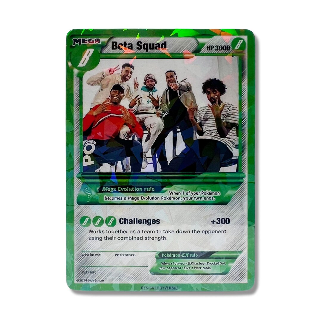 Beta Squad Pokémon Card - Etsy