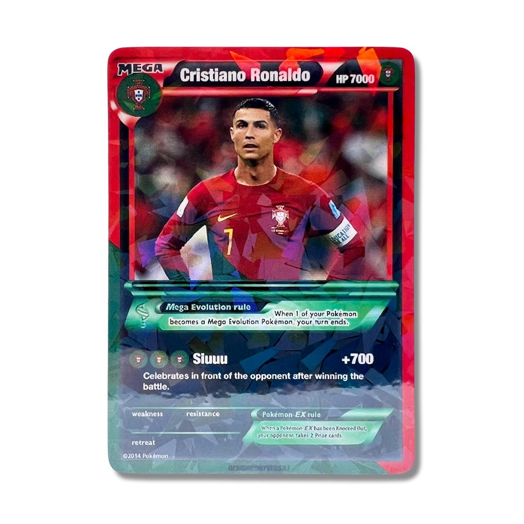 Cristiano Ronaldo Pokémon Card | eBay
