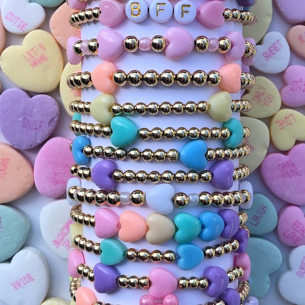 Heart Bracelets/Gold filled