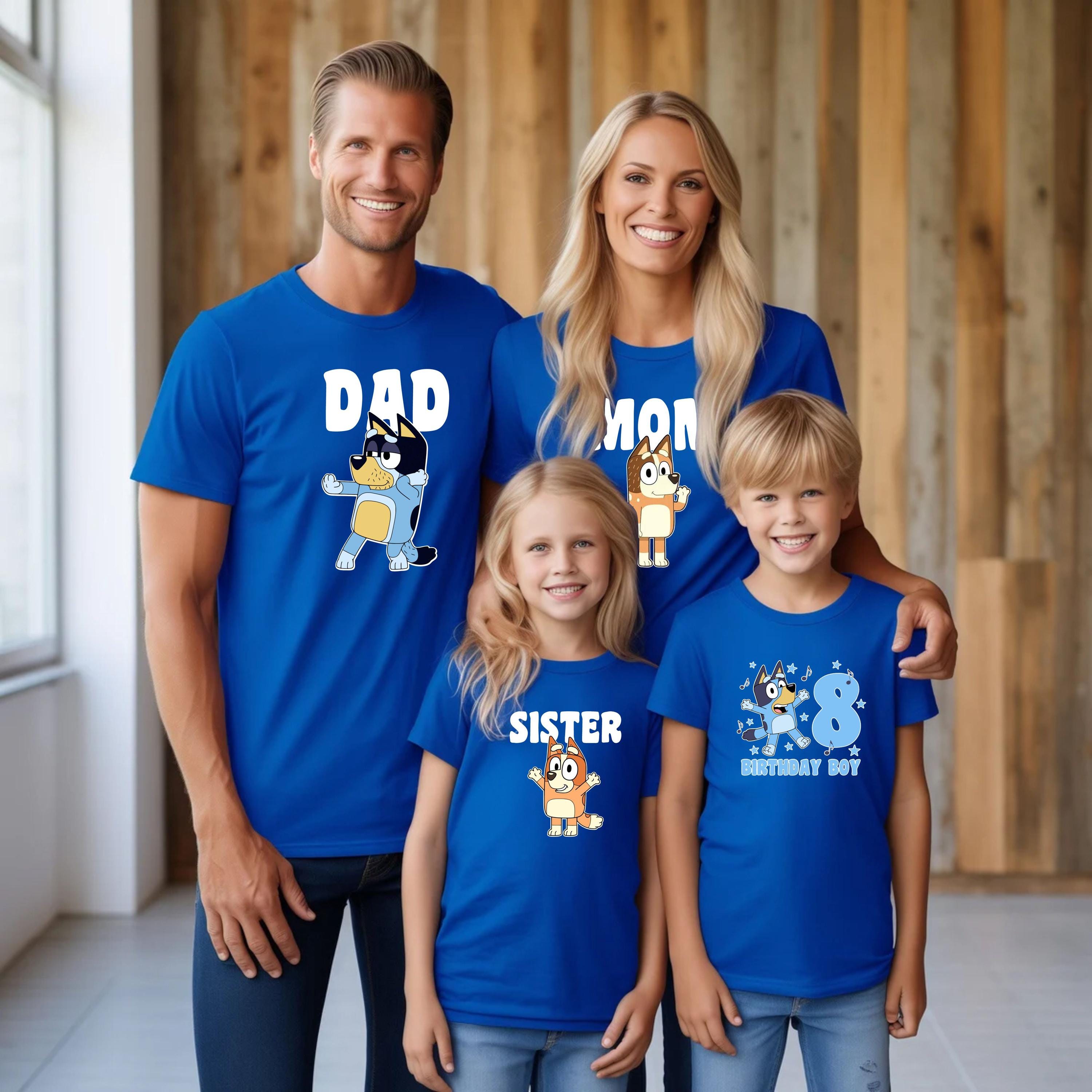 Bluey Family Birthday Matching Shirt