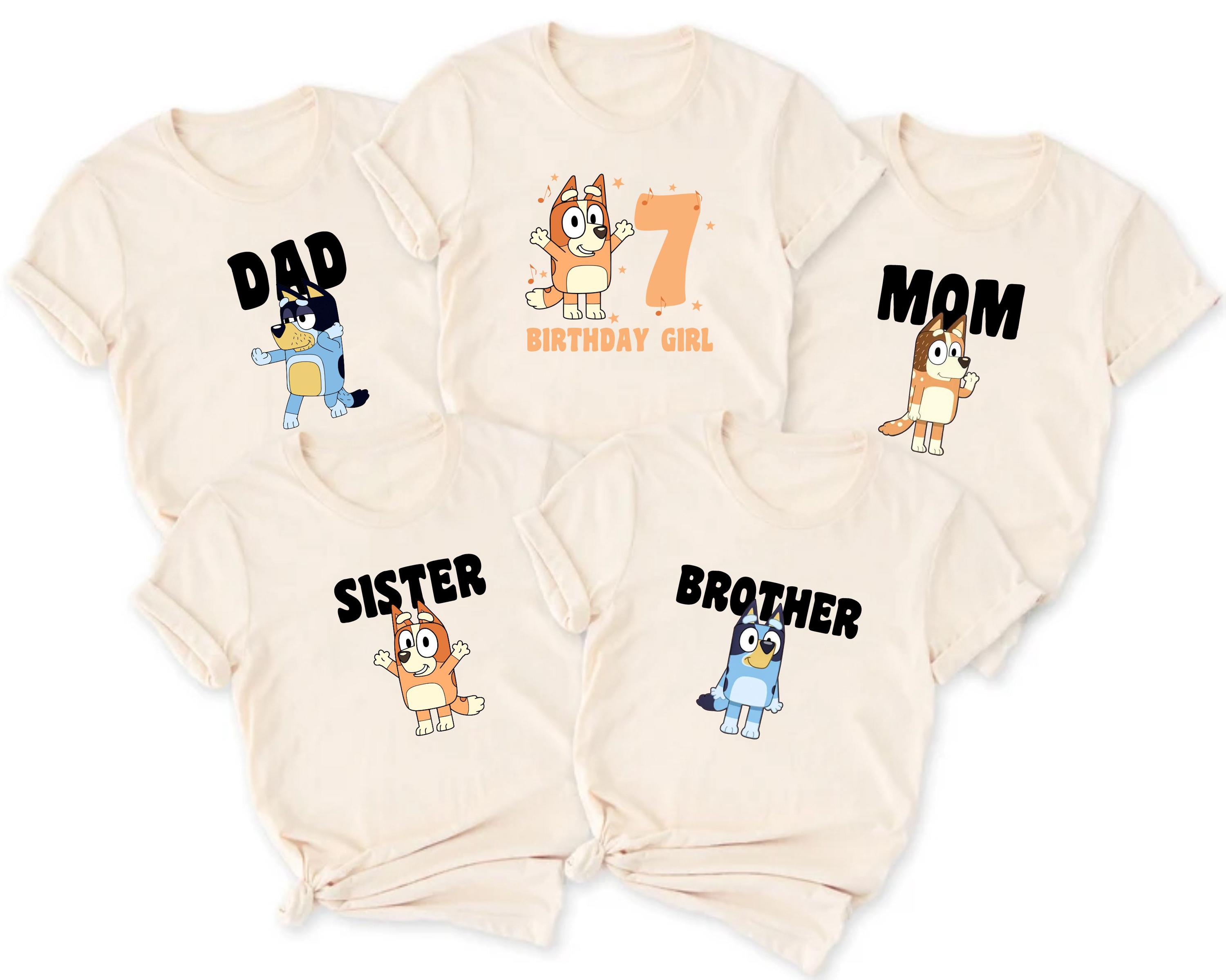 Bluey Family Birthday Matching Shirt