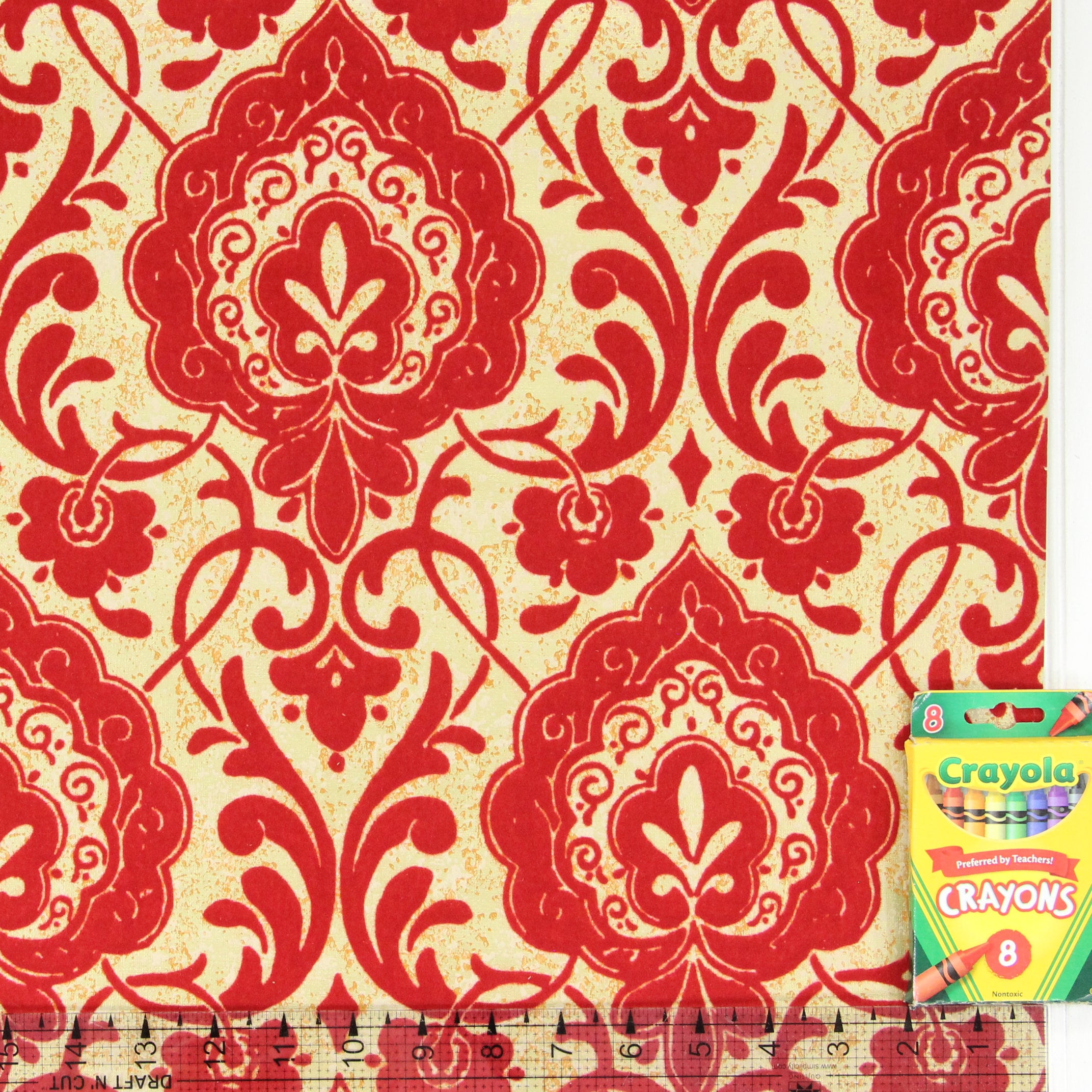 Red And Gold Victorian Wallpaper