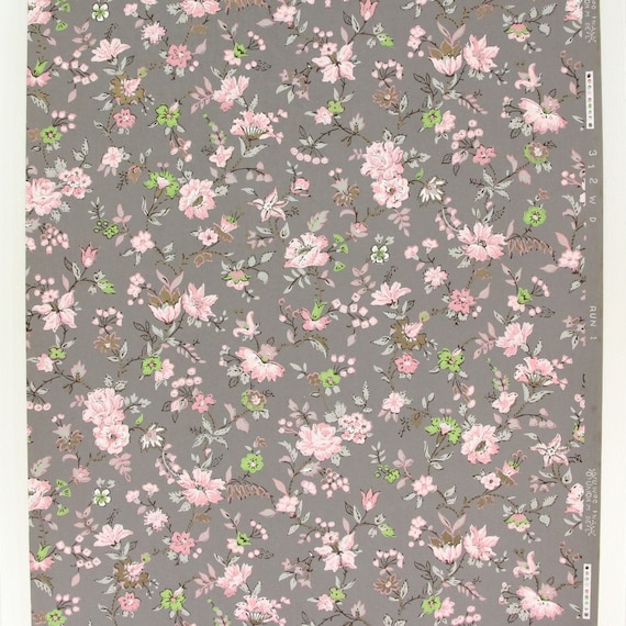 Vintage Wallpaper Pink And Grey William Morris Wallpaper: Peel & Stick