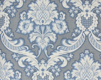 1970s Retro Vintage Wallpaper - Blue and Yellow Flowers, Sold by the ...