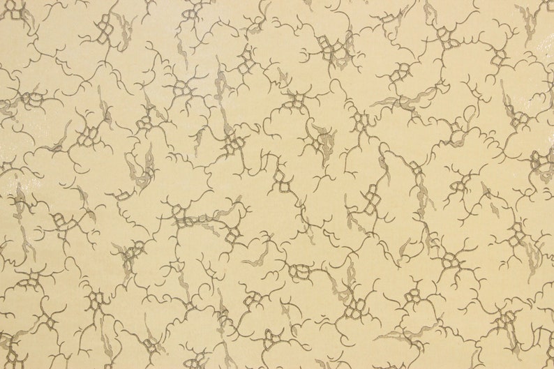 1930 S Vintage Wallpaper Black And Yellow Marble Faux Etsy