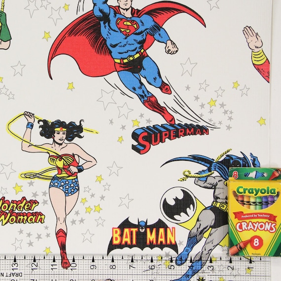 Rare Vintage Retro Super Hero SuperMan BatMan Super Wonder Woman
