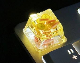 Copritasti artigianali anime, copritasti personalizzati Profilo SA copritasti anime, copritasti artigianali per tastiera Cherry MX, copritasti in resina, regali di compleanno per lui