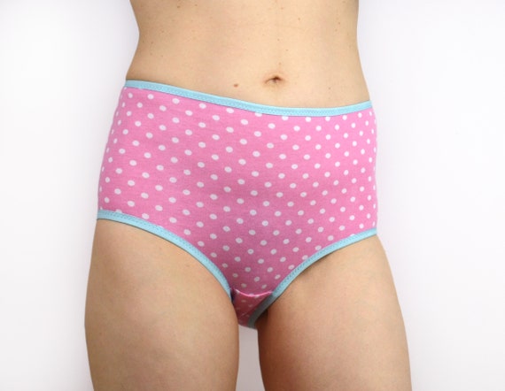  Uterus Pink Women's High Waisted Underwear Soft