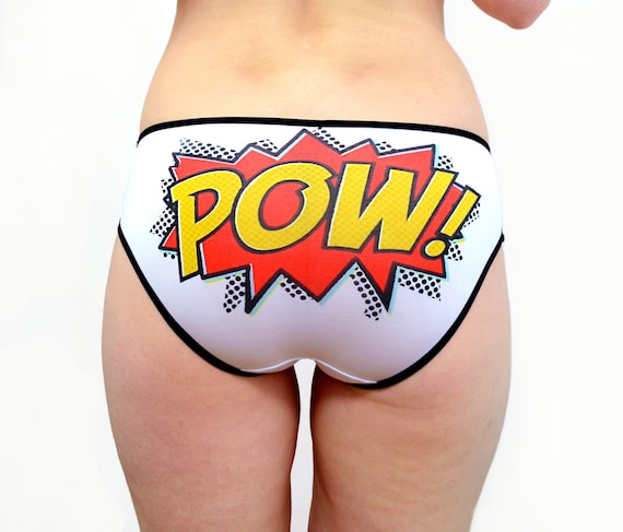 Panties POW Comic Book Words Underwear Lingerie -  Portugal