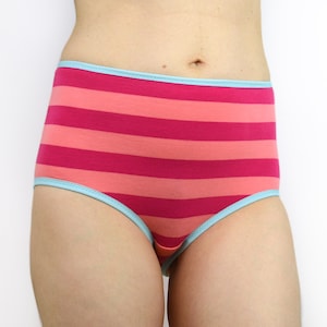 Pink Striped Panties -  UK