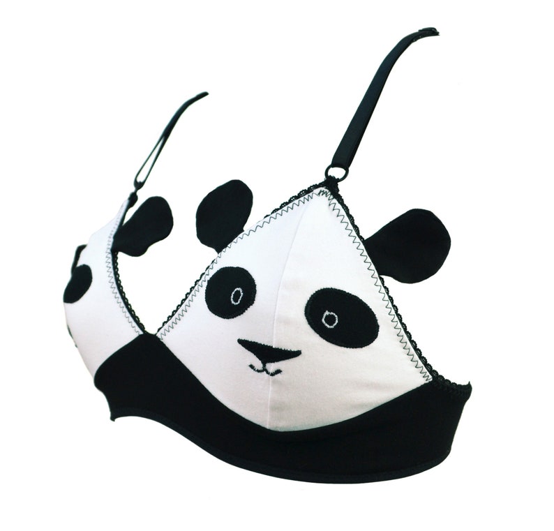 Panda Face Bra Lingerie avec oreilles | Etsy