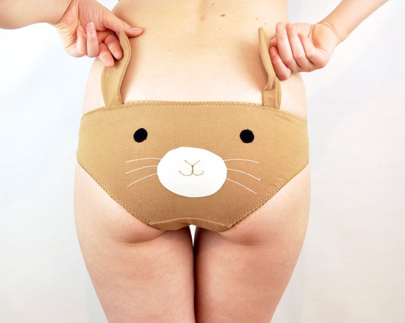 Bunny Face Knickers With Ears, Cute Lingerie ,unique Underwear, Animal  Panties -  Canada