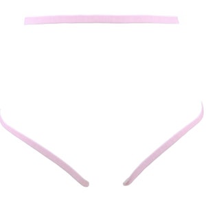 Pink Bunny Tail Lingerie Harness with Detachable Tail image 6