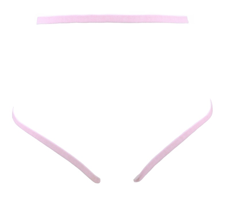 Pink Bunny Tail Lingerie Harness with Detachable Tail image 6