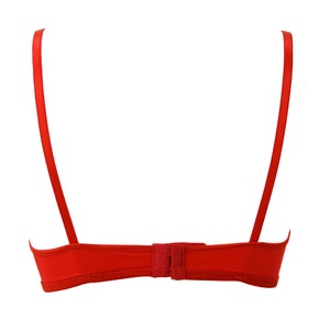 Red and Gold Bra Lingerie for Women super hero image 3