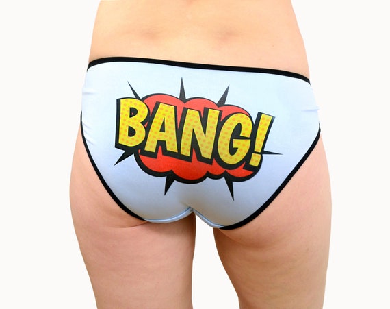 Panties BANG Comic Book Words Underwear Lingerie -  Canada