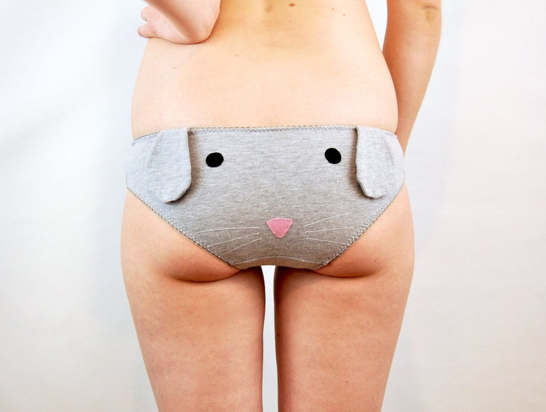 Panties with Mouse Face and Ears Lingerie Underwear image 2