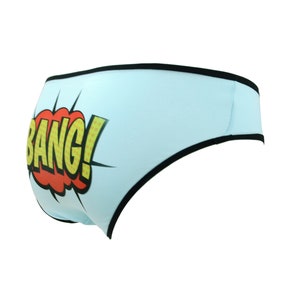 Panties BANG Comic Book Words Underwear Lingerie image 6