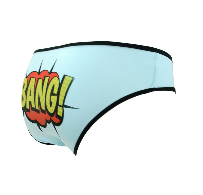 Panties BANG Comic Book Words Underwear Lingerie Etsy