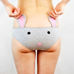 Panties with Mouse Face and Ears Lingerie Underwear image 1