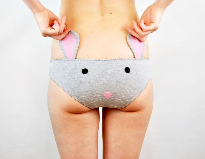 Panties with Mouse Face and Ears Lingerie Underwear image 1