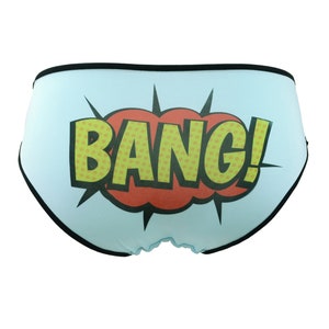 Panties BANG Comic Book Words Underwear Lingerie image 4