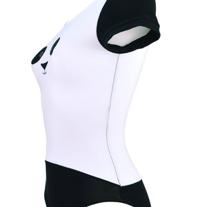 Bodysuit with Panda Face and Tail Womens Cute Costume Outfit Lingerie image 2