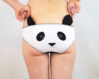Underwear with face  Panda Panties  Cute Knickers