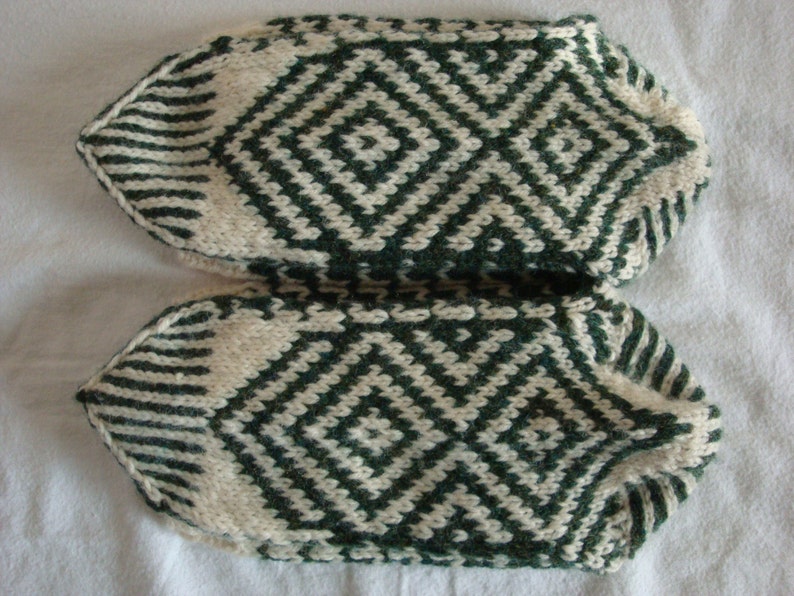 Ankle Socks Houndstooth Fair Isle Slipper Socks Lounge Socks or Slippers
