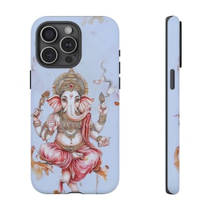Ganesha Tough Phone Case: Artful Hindu Gift