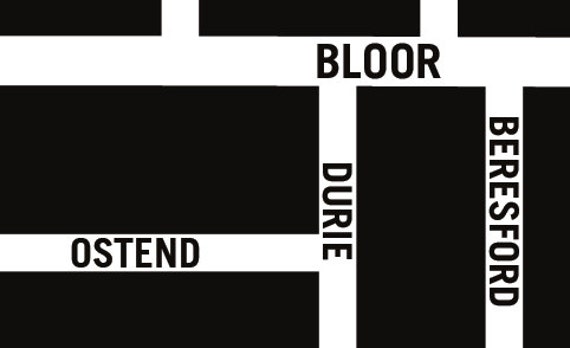Bloor West Village Map Bloor West Village Neighbourhood Map Print Toronto City Map | Etsy
