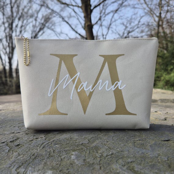 MUTTERTAG Mama Kosmetiktasche beige/gold/weiß
