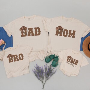 My 1st Rodeo T-Shirt, Family Matching Rodeo Birthday Shirt, Cowboy Theme Birthday Shirt, Western Birthday Outfit, 1st Birthday Party