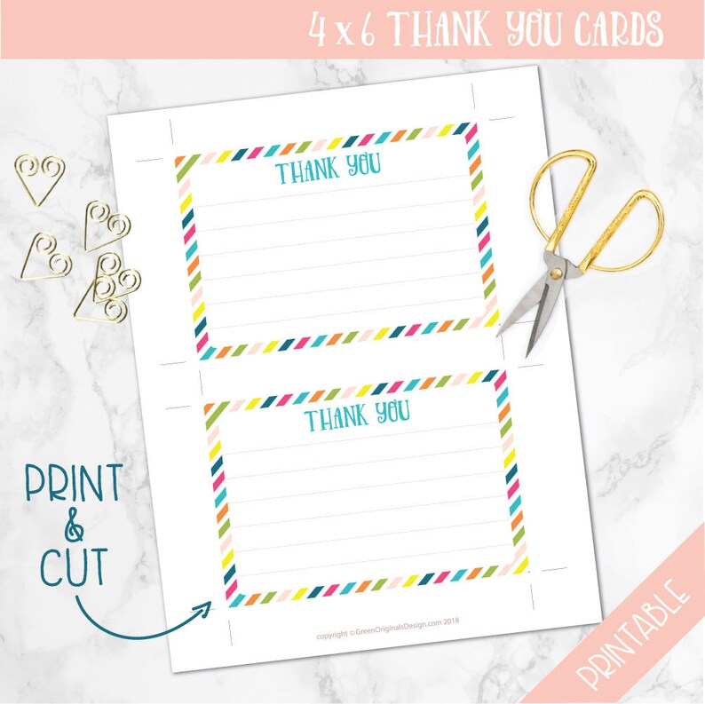 Printable Thank You Cards and Stationery Homeschool Thank You and Gratitude for Character Training and Virtues DIY Thank You Kit