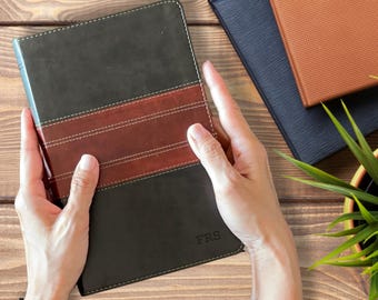 Personalized ESV Bible: Giant Print, Red Letter, TruTone Forest/Tan Trail Design, English Standard Version