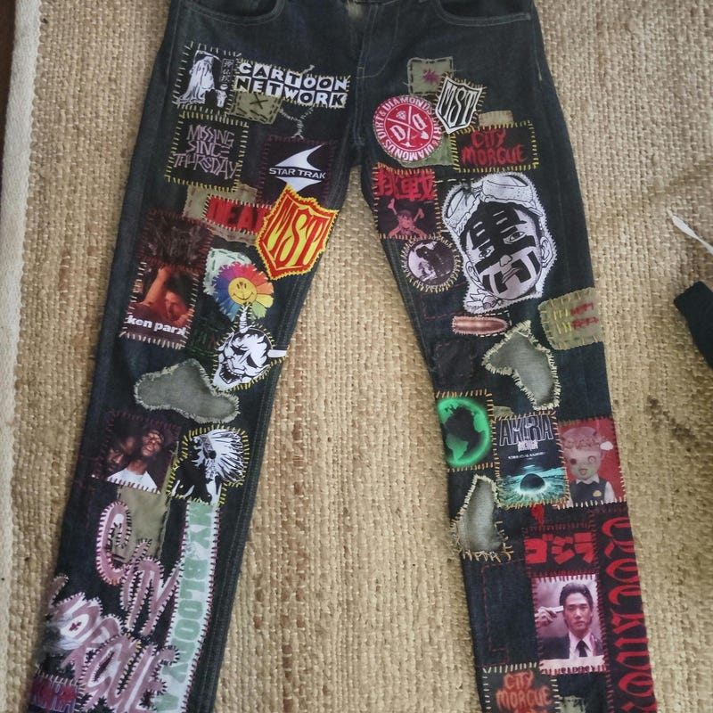 Crust Punk Pants - Etsy