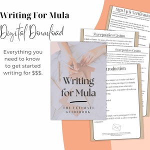 Escritura para Mula / Escritura de sobres / Derechos de reventa PLR / Gana dinero escribiendo cartas desde casa como actividad secundaria / Pago por carta