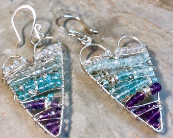 Magnificent Rapture Heart Earrings
