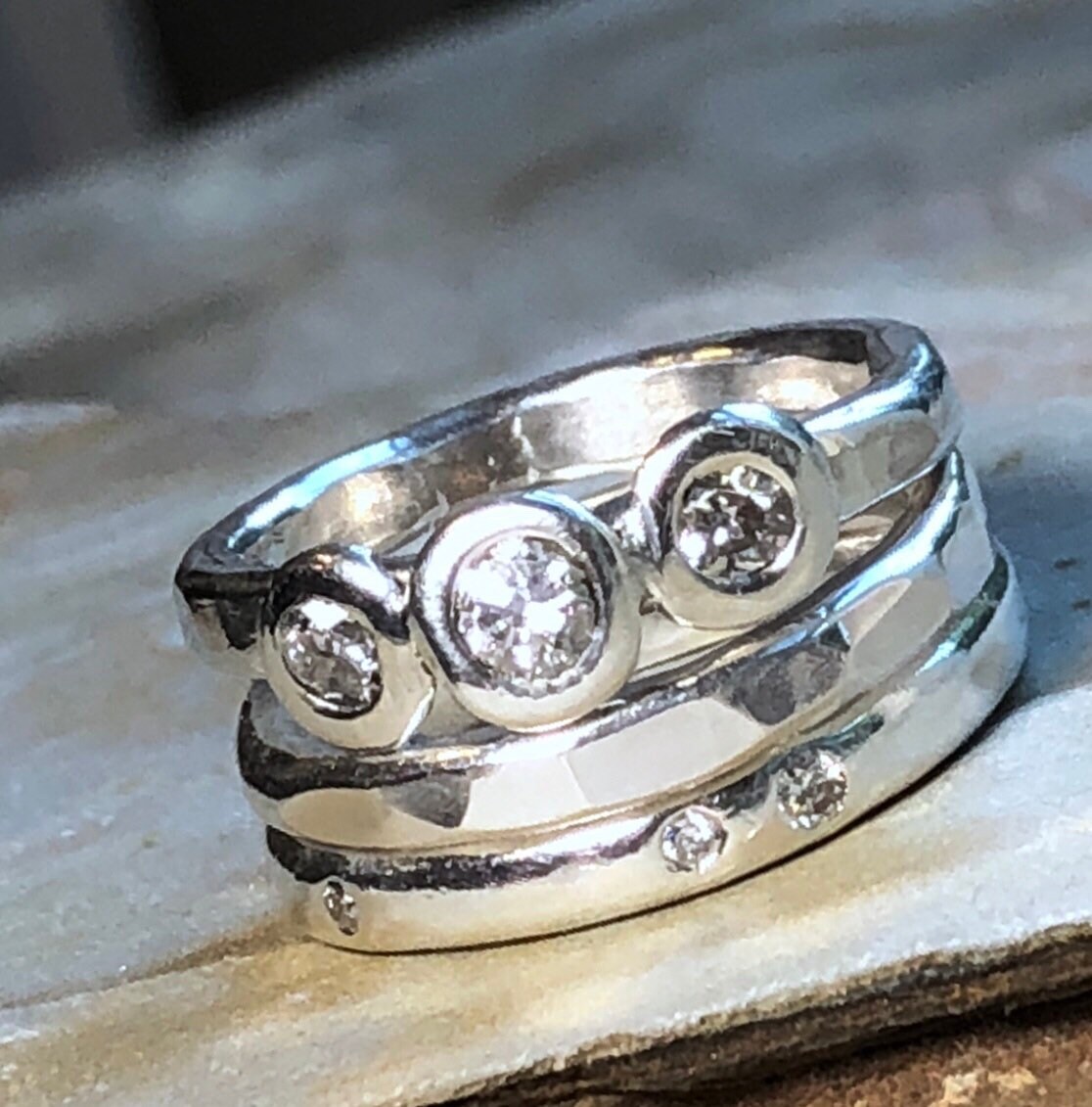 trinity ring etsy