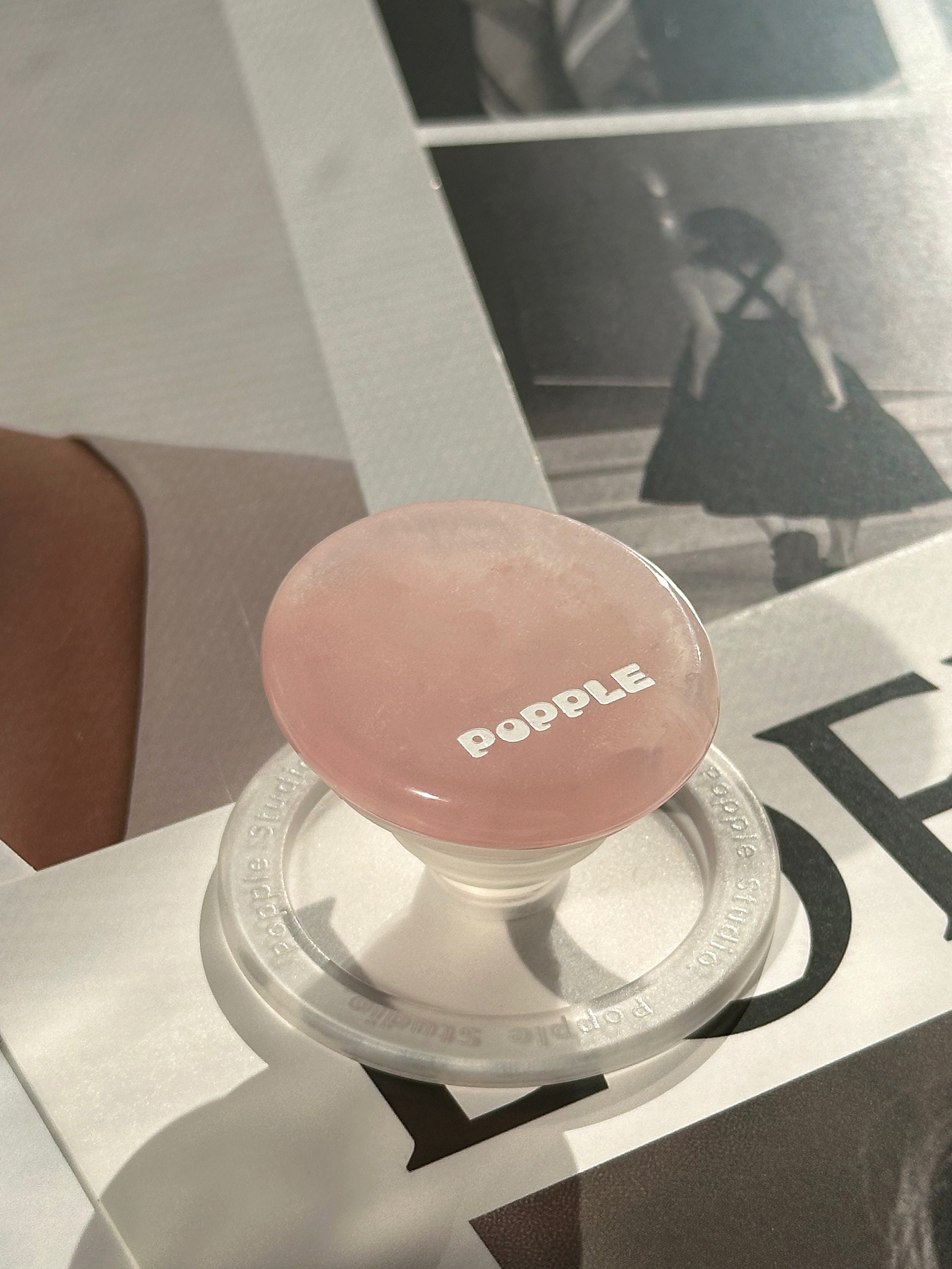 Rose quartz popsocket - Etsy 日本