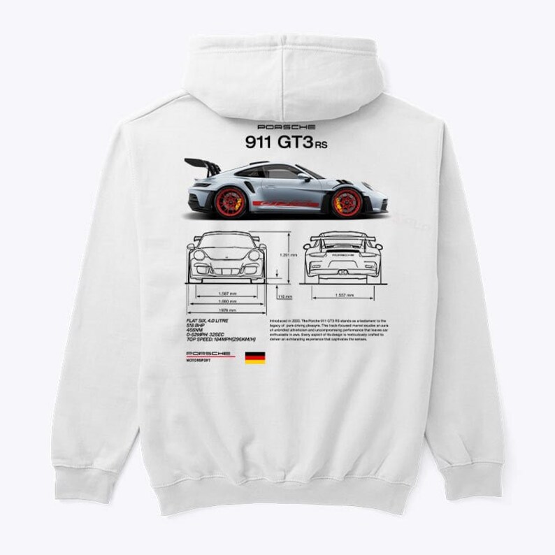 Porsche 911 GT3 RS Hoodie image 4