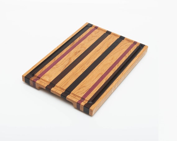 Cutting Board - Oak, Smoked Oak & Purple Heart - Customizable - 70 Different shape