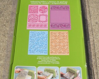 Provo Craft CuttleBug Embossing Folder Set of 4, Cindy Loo