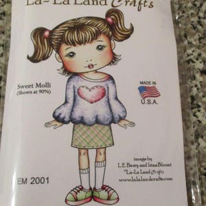 Sweet Molli, La-La Land Crafts Stamp