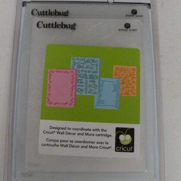 Cuttlebug Embossing Folders Etsy