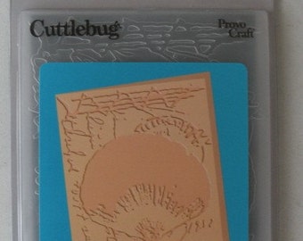 Provo Craft CuttleBug Embossing Folder Shell Collage