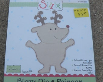 Sizzix Die Cut Template, Reindeer