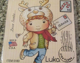 Letter to Santa Luka (with sentiments), La-La Land Crafts Stamp