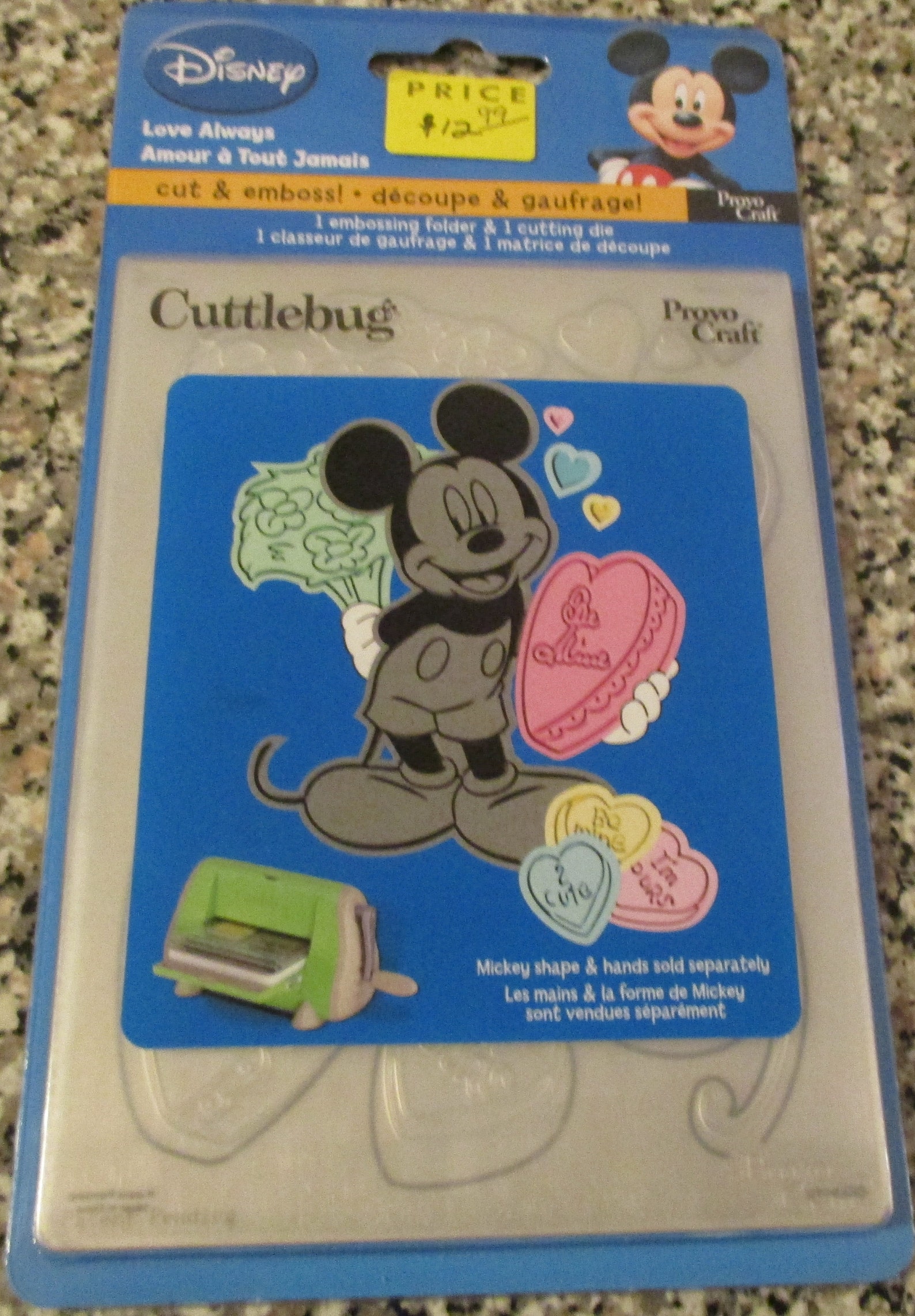 Provo Craft Cuttlebug Cut and Emboss Folder & Die Disney Etsy