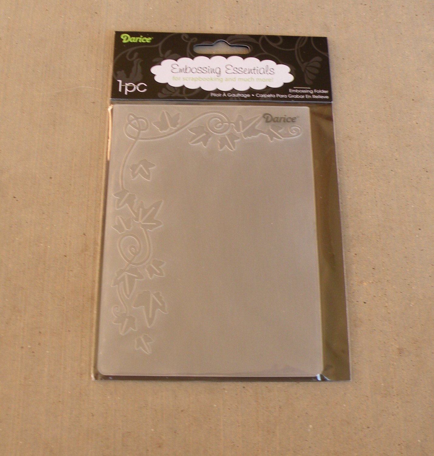 Darice Embossing Essentials Embossing Folder Ivy Corner Etsy